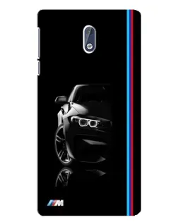 Чохол для Nokia 3 з картинкою «Силует BMW в темряві»