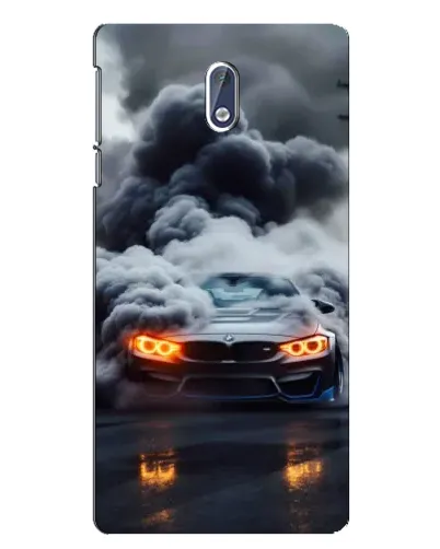Чохол для Nokia 3 з картинкою «BMW у диму»