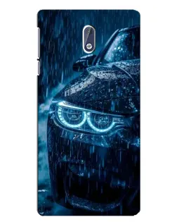 Чехол для Nokia 3 с картинкой «BMW под дождем»