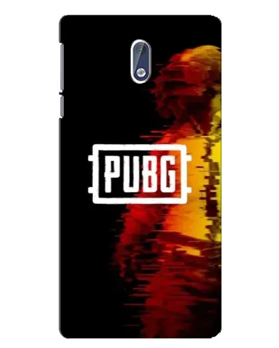 Чехол для Nokia 3 с картинкой «Яркий логотип PUBG»