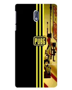Чехол для Nokia 3 с картинкой «PUBG — камуфляжный шлем»
