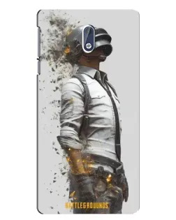 Чехол для Nokia 3 с картинкой «PUBG — боец в пыли»