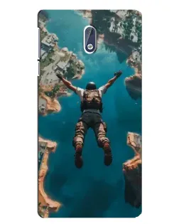 Чехол для Nokia 3 с картинкой «PUBG — свободное падение»