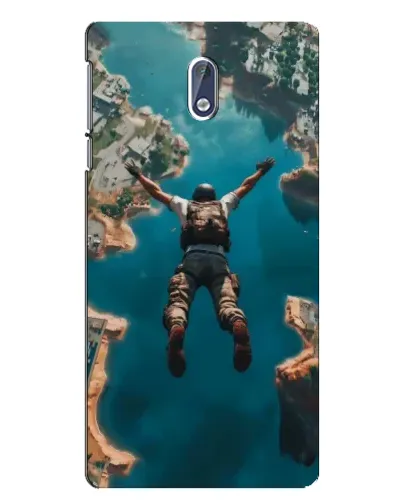 Чехол для Nokia 3 с картинкой «PUBG — свободное падение»