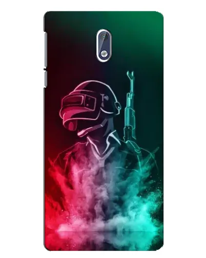 Чехол для Nokia 3 с картинкой «PUBG — огненный воин»