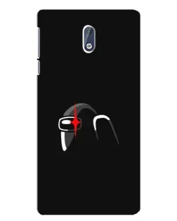 Чехол для Nokia 3 с картинкой «Among Us шлем»