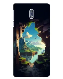 Чехол для Nokia 3 с картинкой «Вид из пещеры»