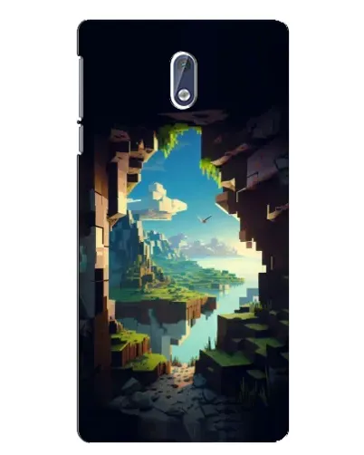 Чехол для Nokia 3 с картинкой «Вид из пещеры»