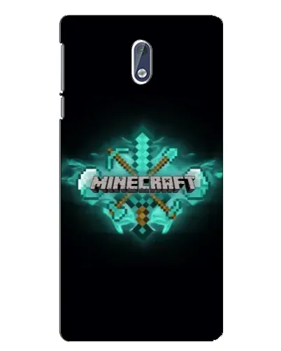 Чехол для Nokia 3 с картинкой «Minecraft Diamond лого»