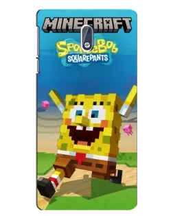 Чохол для Nokia 3 з картинкою «Губка Боб Minecraft»