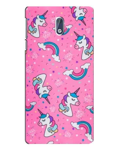 Чохол для Nokia 3 з картинкою «Unicorn паттерн рожевий» Чохол для Nokia 3 з картинкою «Unicorn паттерн рожевий»