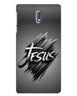 Чехол для Nokia 3 с картинкой «Надпись Jesus Graffiti»