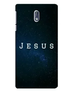 Чехол для Nokia 3 с картинкой «Звездное небо Jesus»