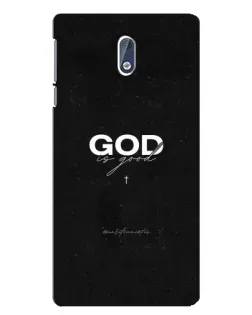 Чехол для Nokia 3 с картинкой «GOD — Бог над всем»