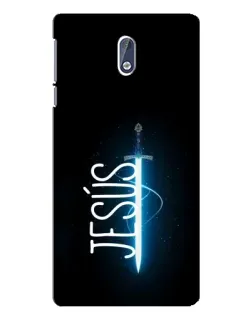 Чехол для Nokia 3 с картинкой «Меч Духа Jesus»