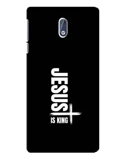Чехол для Nokia 3 с картинкой «Вертикаль веры Jesus»