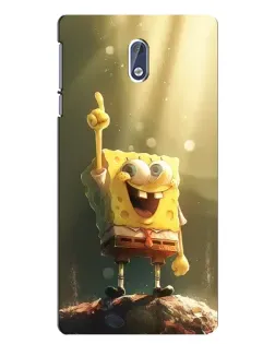 Чохол для Nokia 3 з картинкою «Сяючий Спанч Боб»