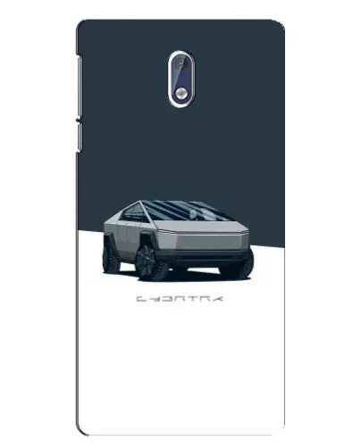 Чохол для Nokia 3 з картинкою «Сріблястий Cybertruck Tesla»