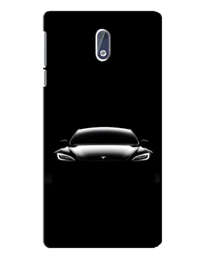 Чохол для Nokia 3 з картинкою «Фари Tesla Night»