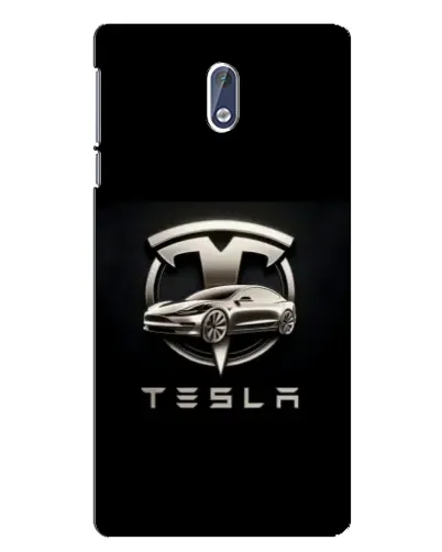 Чохол для Nokia 3 з картинкою «Tesla — срібне авто»