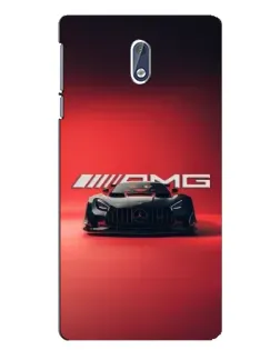 Чохол для Nokia 3 з картинкою «Mercedes AMG — червона лінія»
