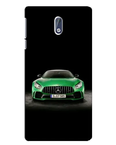 Чохол для Nokia 3 з картинкою «Mercedes — неоновий лого»