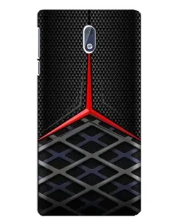 Чохол для Nokia 3 з картинкою «Mercedes Carbon Grid»