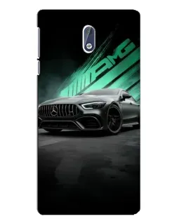 Чохол для Nokia 3 з картинкою «Темний Mercedes AMG»