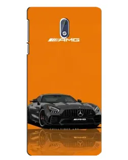 Чохол для Nokia 3 з картинкою «Помаранчевий Mercedes AMG»