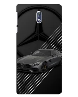 Чохол для Nokia 3 з картинкою «Mercedes AMG — графіка»