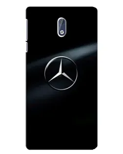 Чохол для Nokia 3 з картинкою «Mercedes на металі»