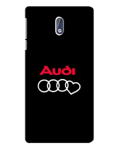 Чехол для Nokia 3 с картинкой «Логотип Audi Heart»