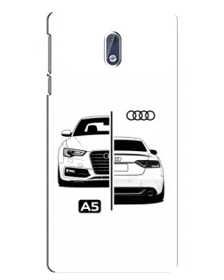 Чехол для Nokia 3 с картинкой «Audi — контрастный дизайн»