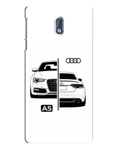 Чехол для Nokia 3 с картинкой «Audi — контрастный дизайн»