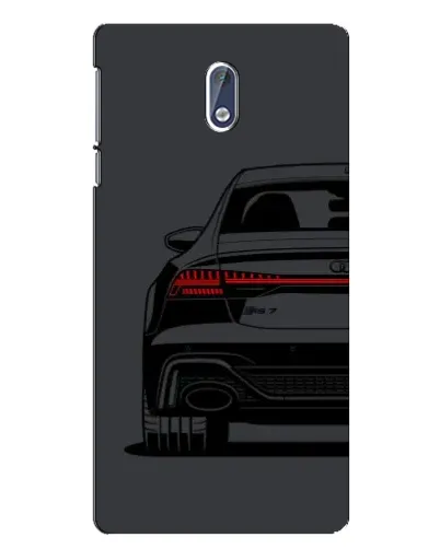 Чехол для Nokia 3 с картинкой «Задняя часть Audi — арт»