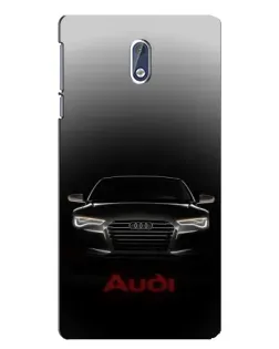 Чехол для Nokia 3 с картинкой «Audi — градиентный контур»