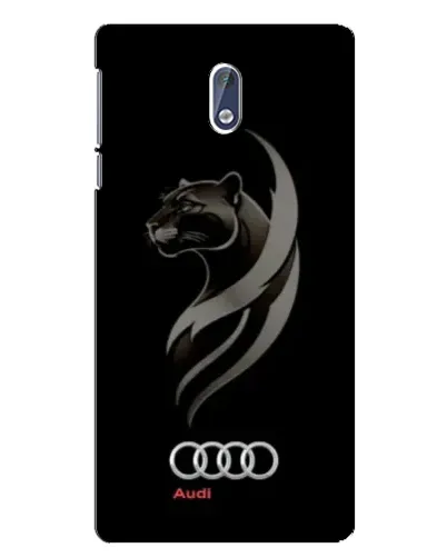 Чехол для Nokia 3 с картинкой «Графика — пантера и Audi»