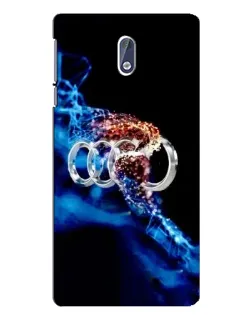 Чехол для Nokia 3 с картинкой «Энергия лого Audi»