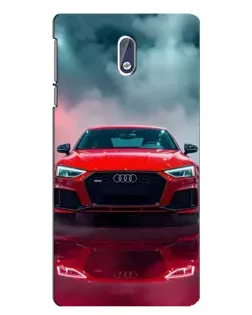 Чехол для Nokia 3 с картинкой «Audi RS — красный стиль»
