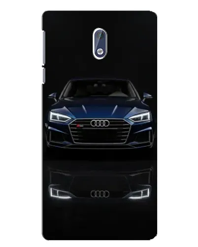 Чехол для Nokia 3 с картинкой «Audi — ночное отражение»