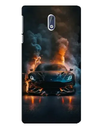 Чохол для Nokia 3 з картинкою «Lamborghini димна естетика»