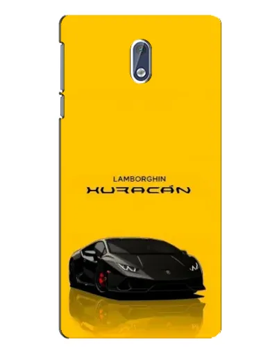 Чохол для Nokia 3 з картинкою «Lamborghini Huracan чорний»