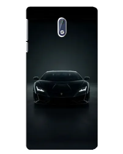 Чохол для Nokia 3 з картинкою «Чорний Lamborghini Aventador»