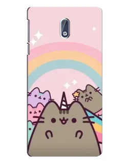 Чохол для Nokia 3 з картинкою «Єдиноріг Pusheen»