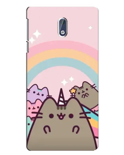 Чохол для Nokia 3 з картинкою «Єдиноріг Pusheen»