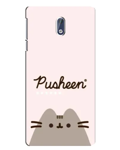 Чохол для Nokia 3 з картинкою «Pusheen логотип»
