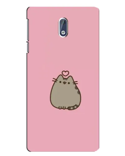 Чохол для Nokia 3 з картинкою «Pusheen серце»