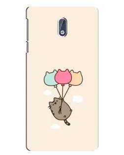 Чохол для Nokia 3 з картинкою «Пушин на кульках»