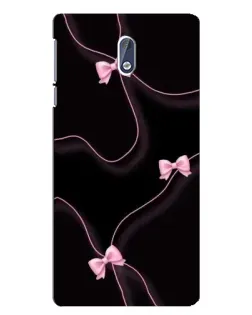 Чехол для Nokia 3 с картинкой «Розовые ленты»