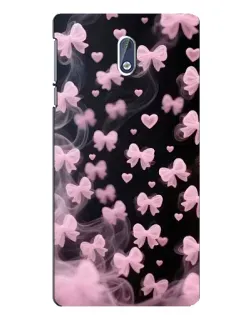 Чехол для Nokia 3 с картинкой «Неоновое кружево»